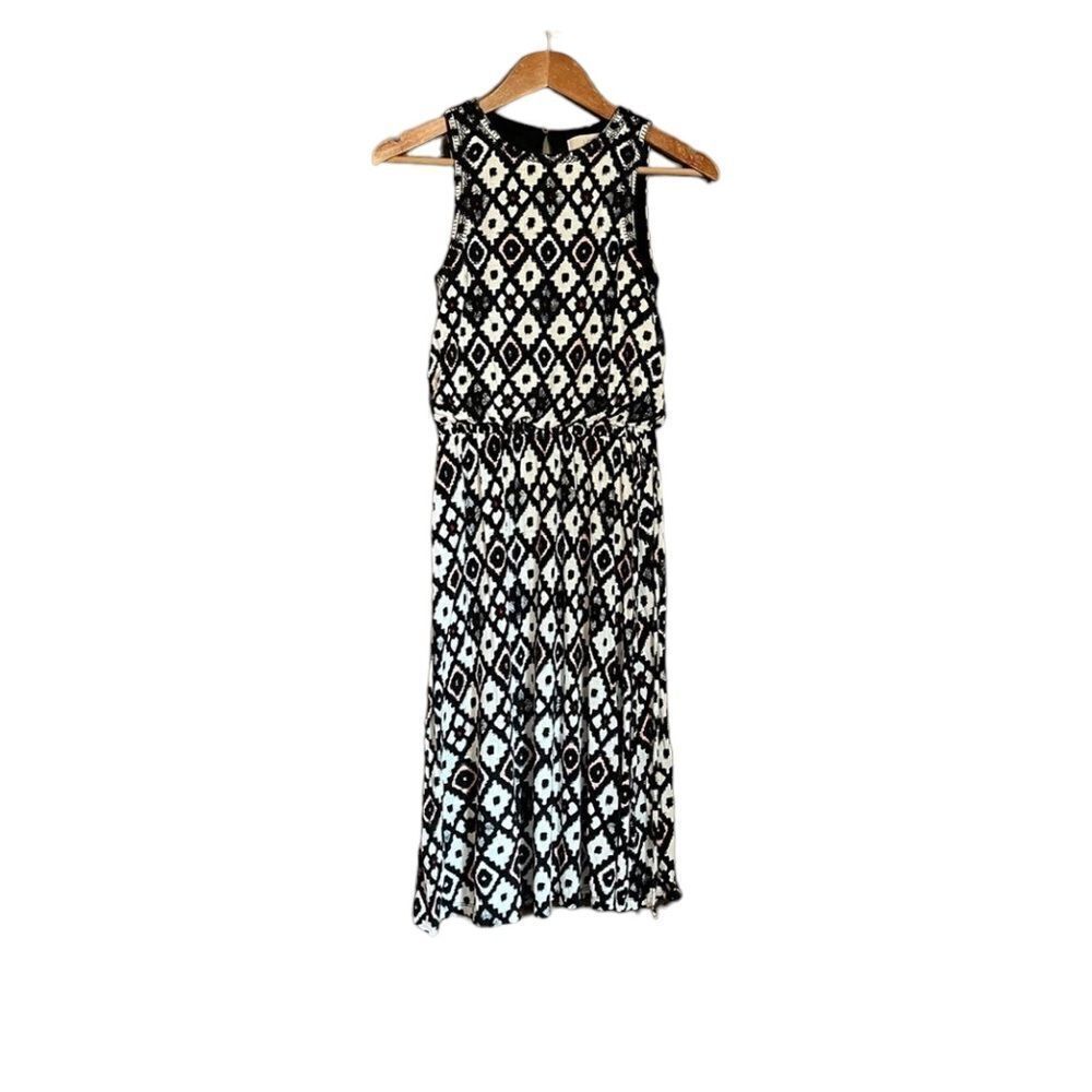 Loft patterned sleeveless dress. Size xs